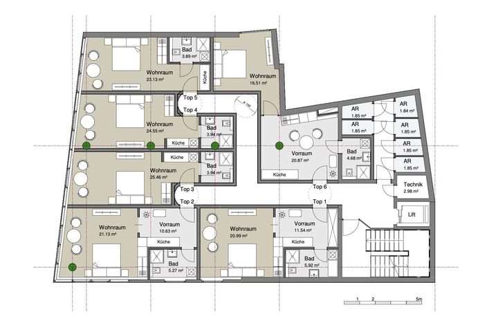 Investment in attraktive Büroflächen, befristet vermietet mit möglicher Umwidmung in Apartments