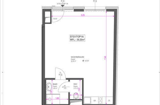 EHK 100 | 3 Zi mit südseitigem Eigengarten &amp; Terrasse