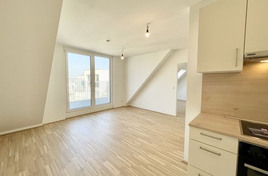 ROOFTOP | Wunderschöne 2-Zimmer Dachgeschoßwohnung mit Terrasse | ERSTBEZUG